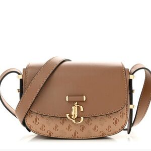 Jimmy Choo Brown Leather Crossbody Bag